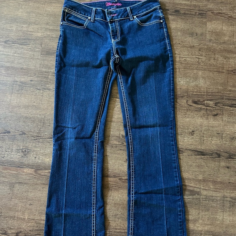 Wrangler Women's Dark Blue Boot Cut Jeans